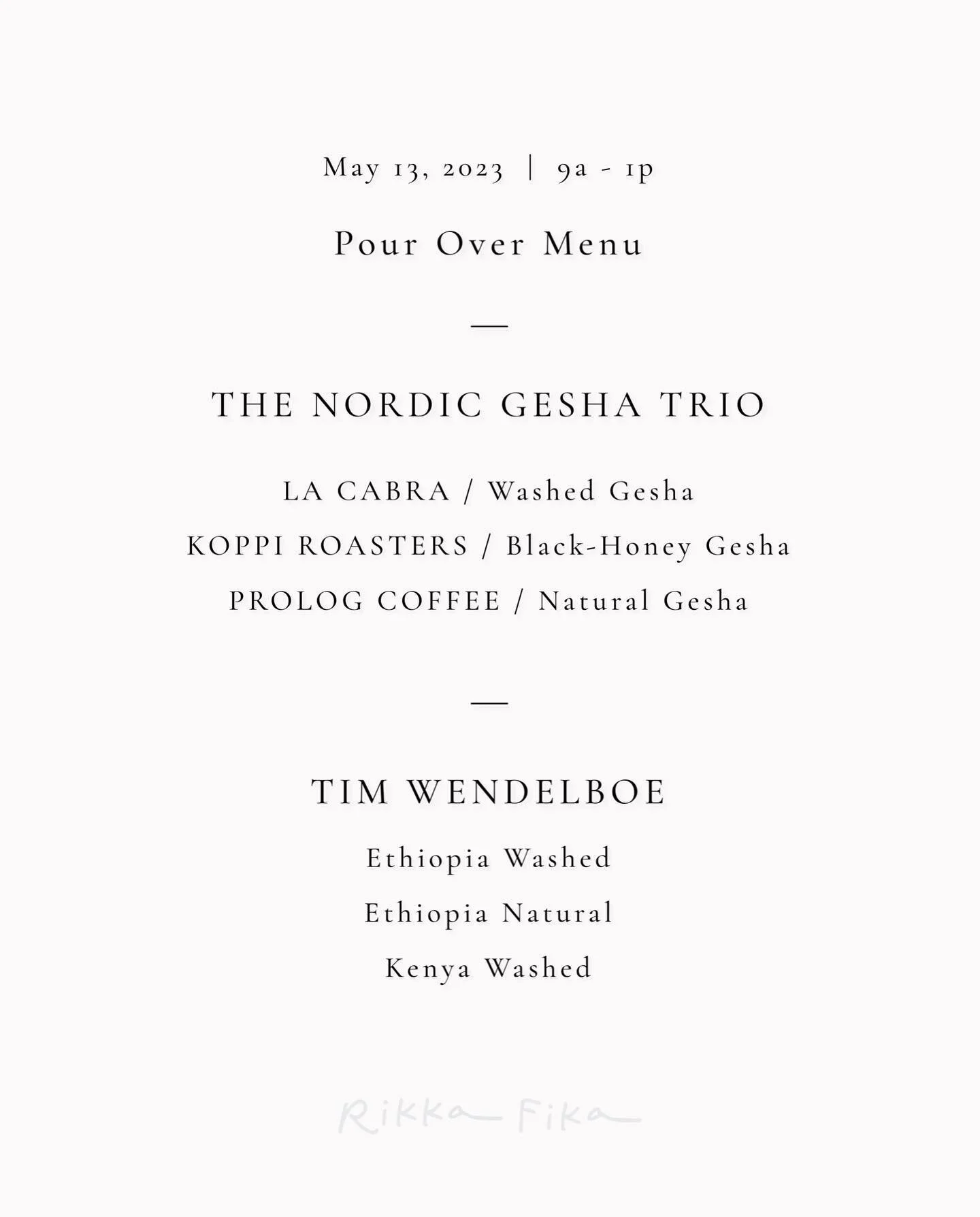 Sat. Menu: Milk Brew + Pour-over + Flowers + More

Summer&rsquo;s finally right around the corner, come visit us this Saturday for an iced drink or a pour-over, and enjoy the Mother&rsquo;s Day festivities!

Milk Brew -
At our last reservation-based 