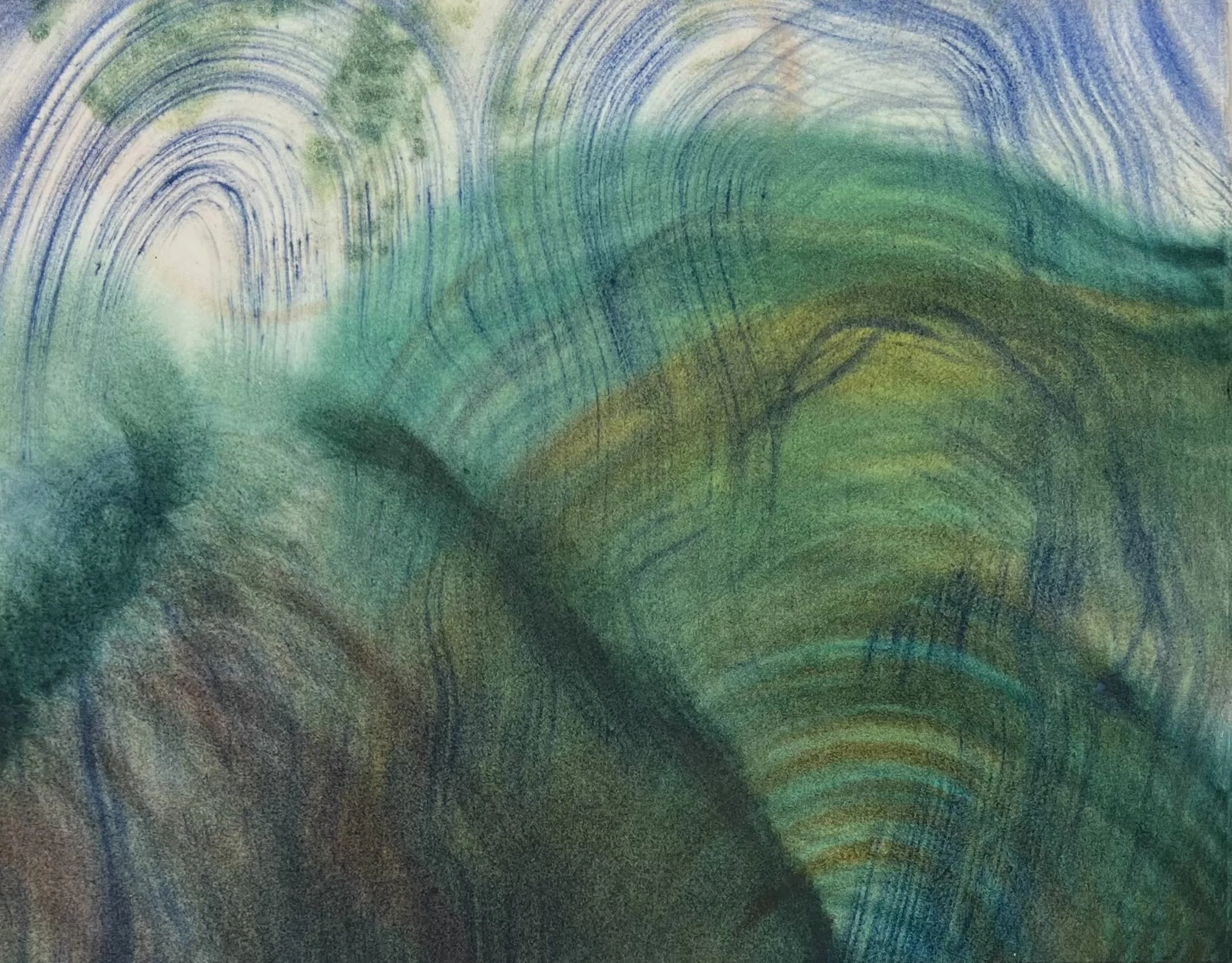 Alison_Cuomo_Arch, Loop and Whorl_2025_paint on 140 lb watercolor paper_11 x 14.jpg