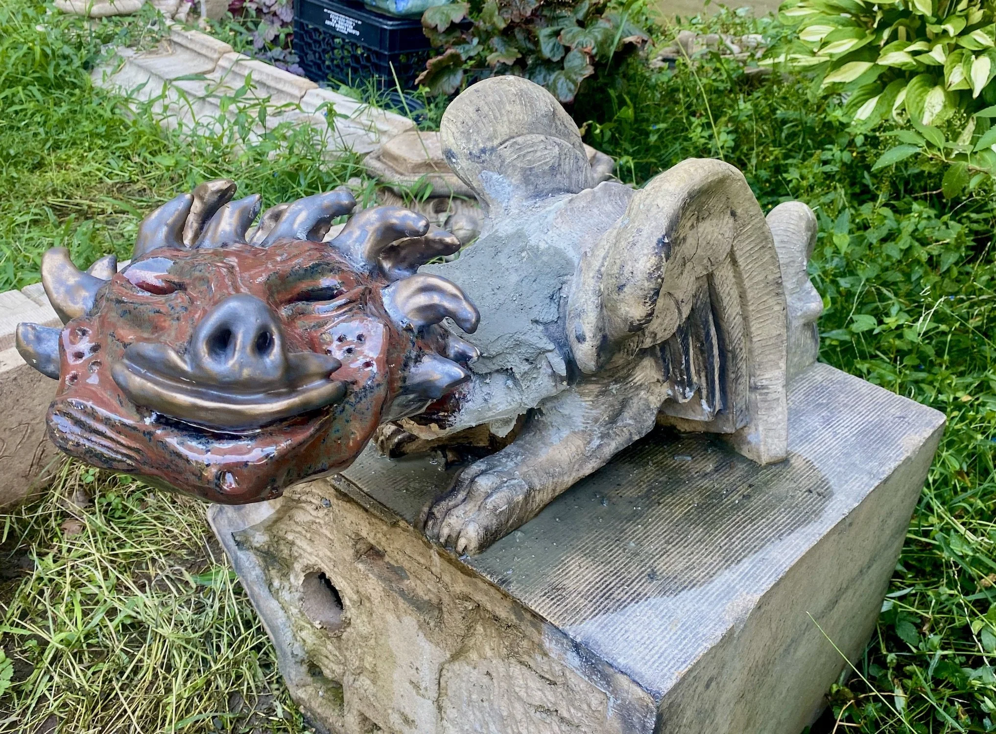 14_Artist_Olivia_Beens_Gargoyle Head_III.jpeg