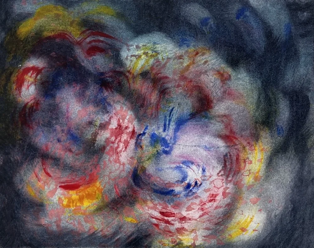 Alison_Cuomo_Spinning Away_2025_paint on 140 lb watercolor paper_8 x 10.jpg