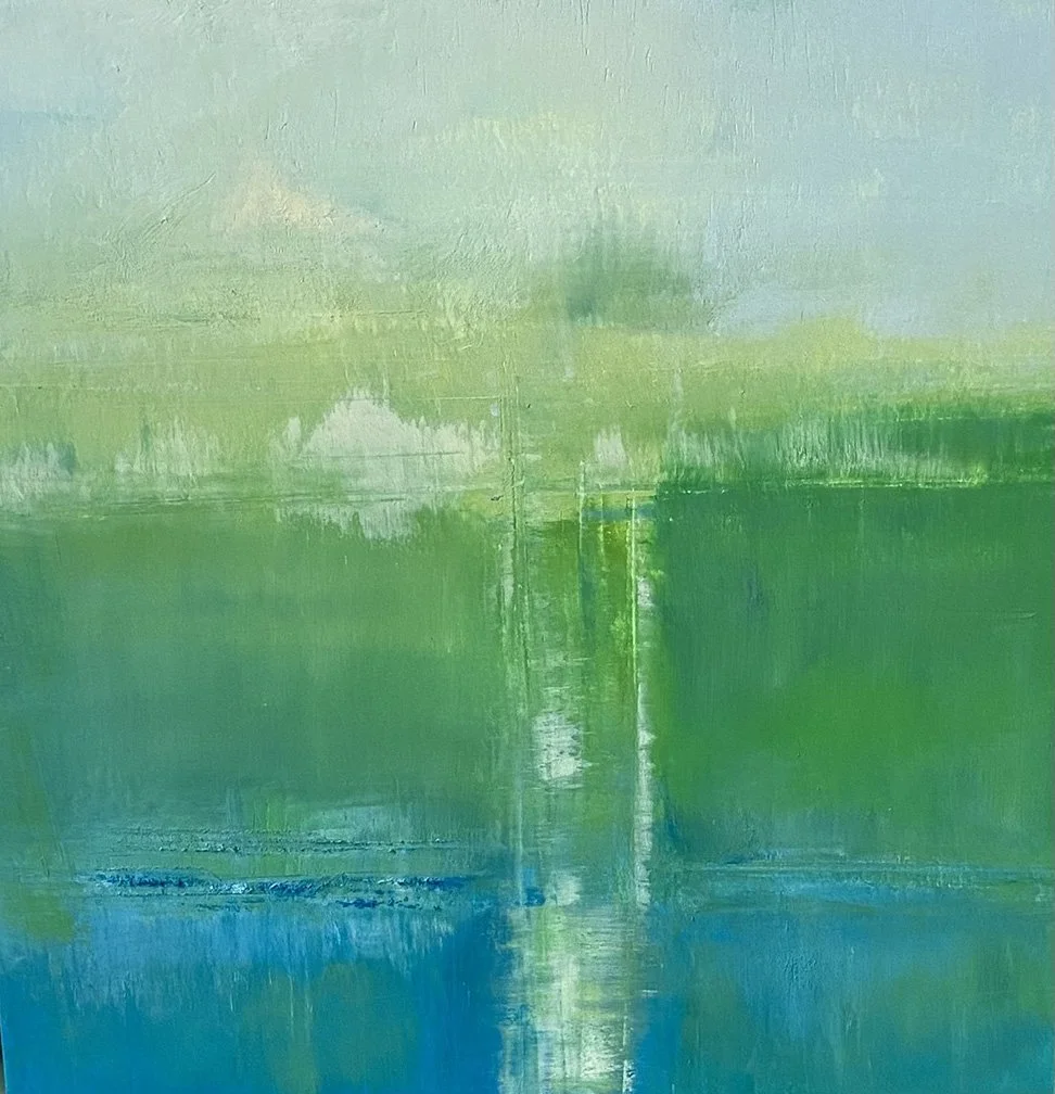 Tina Glavan_Cascata_2026_oil and cold wax_8x8%22.jpeg