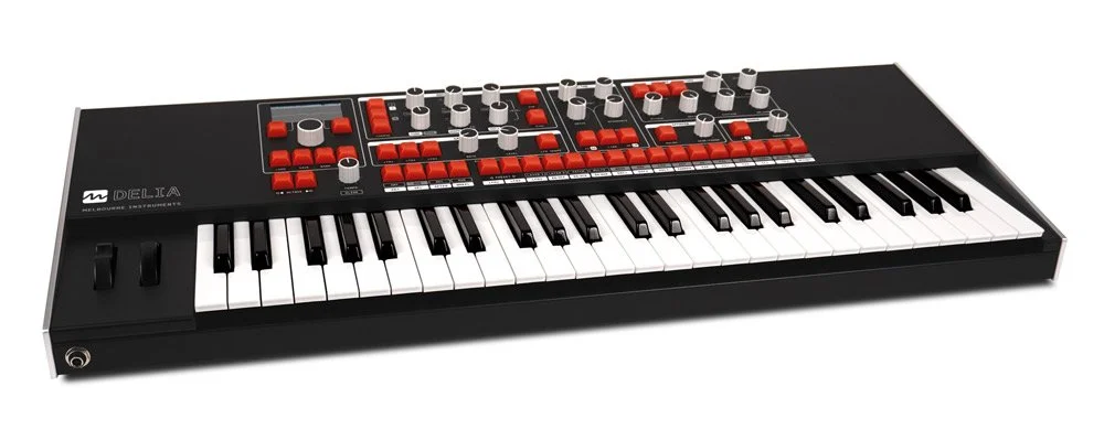 12 VOICE, BI-TIMBRAL, MOTORIZED HYBRID POLYSYNTH — Melbourne Instruments