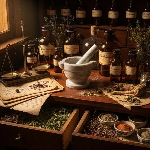 victorian apothecary