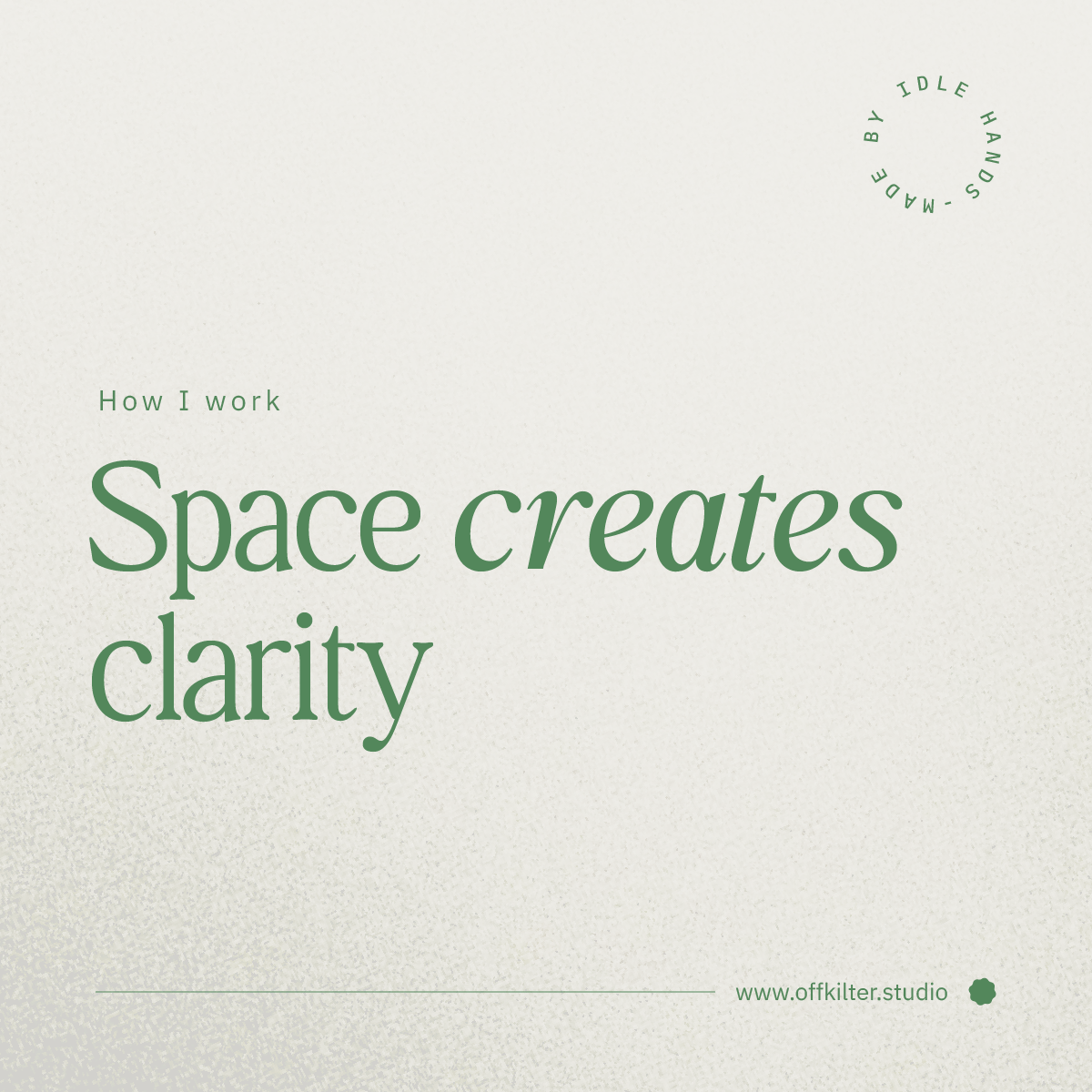 When my routine broke, my thinking improved