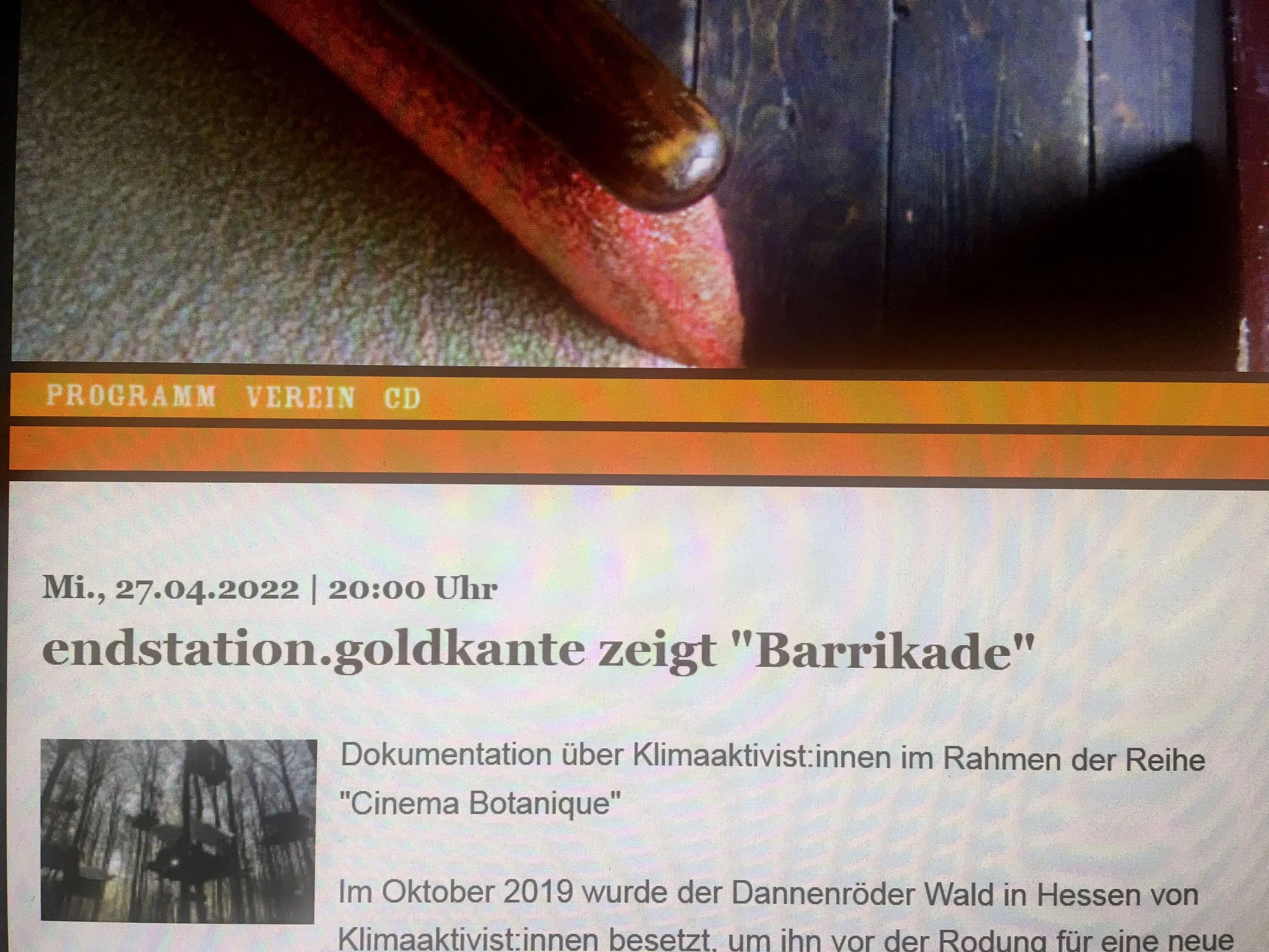 27.4.22: Endstation Kino // Bochum