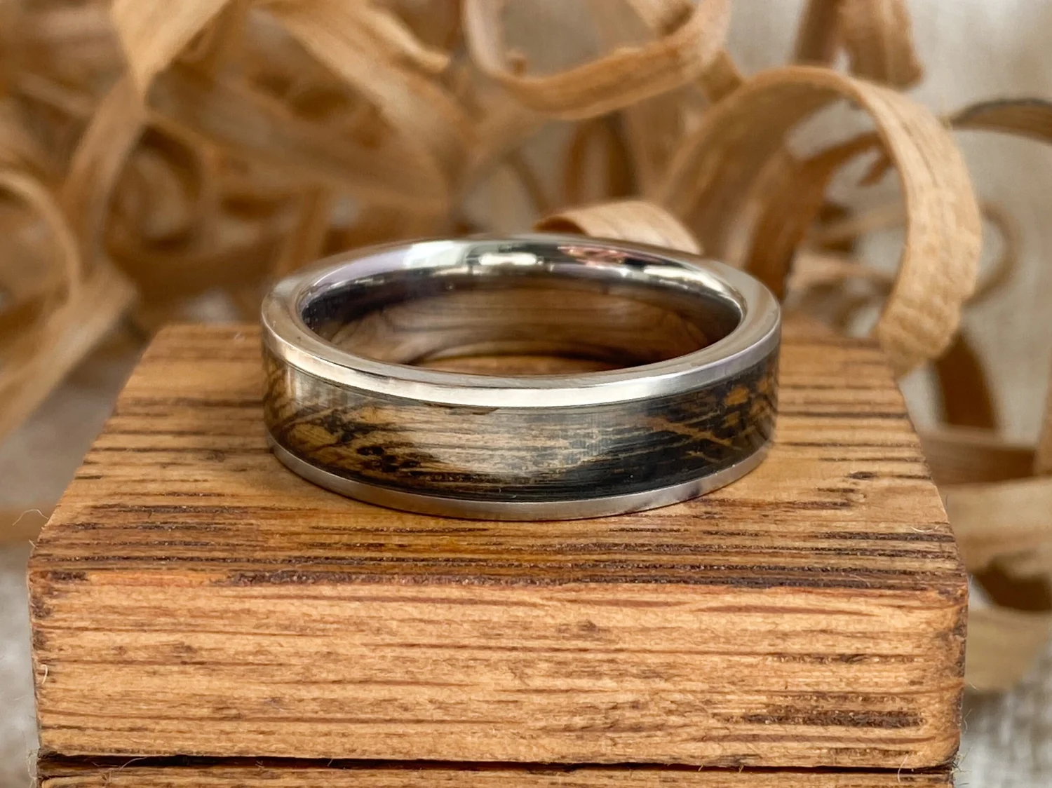 Whiskey barrel 2024 inlay rings