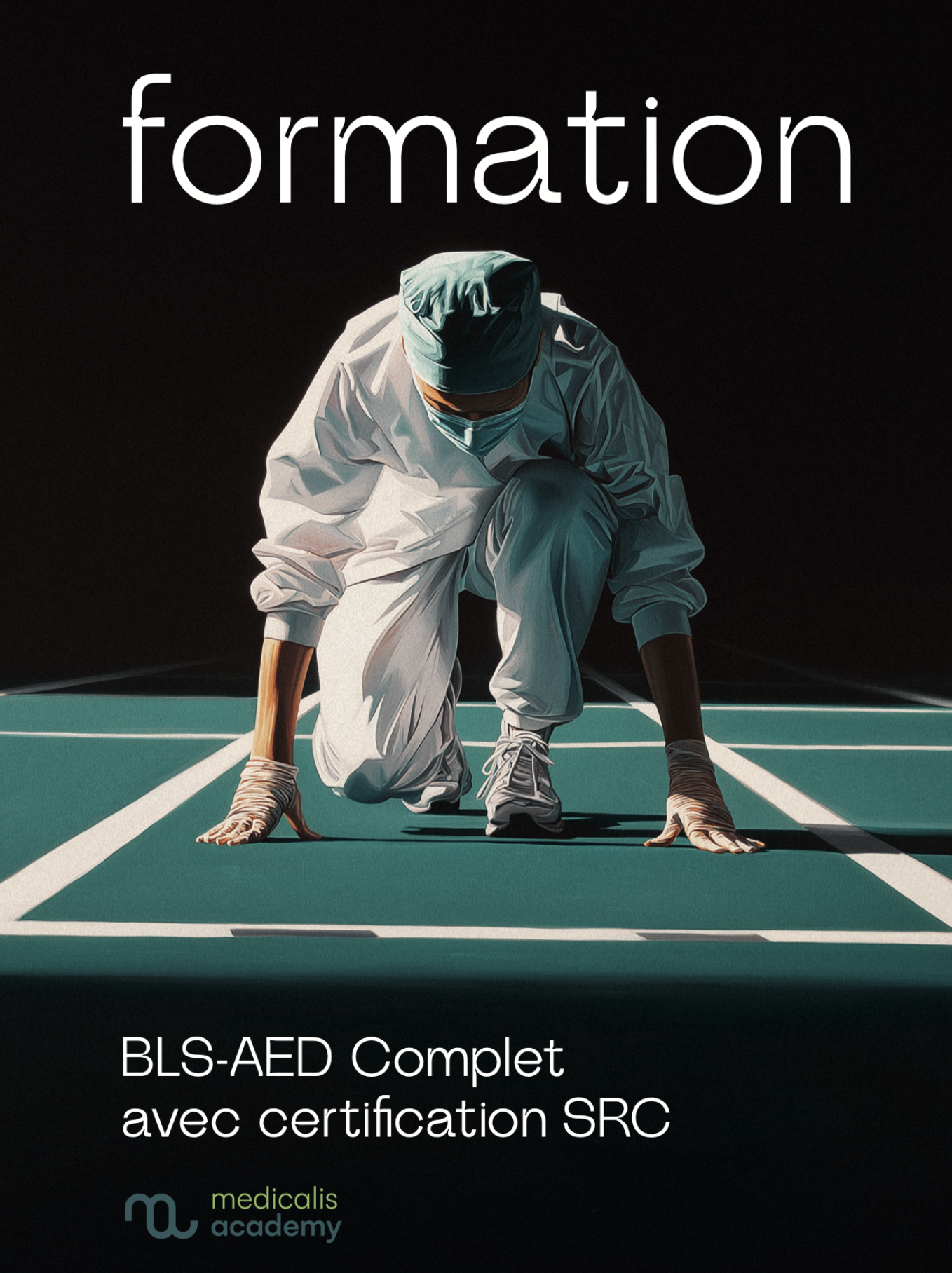 Cover d'une brochure de formation Medicalis Academy