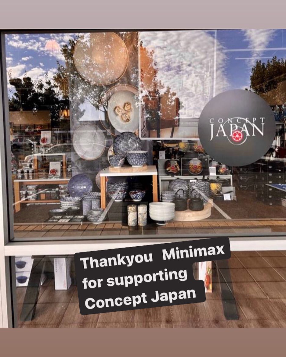 This week we have been honoured to be featured in a window campaign by our amazing stockist @minimax_aus &hellip; a thousand arigatooooooos to this fabulous company .. they are amazing to work with and we are very happy for our ceramics to be in thei