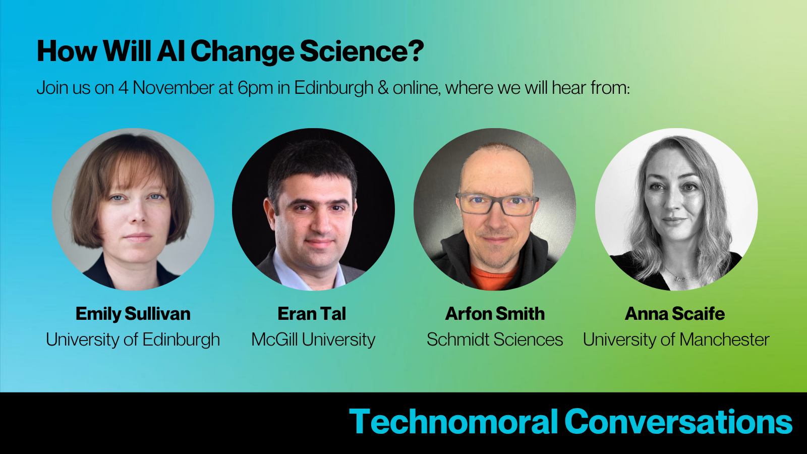 Technomoral Conversations: How Will AI Change Science?