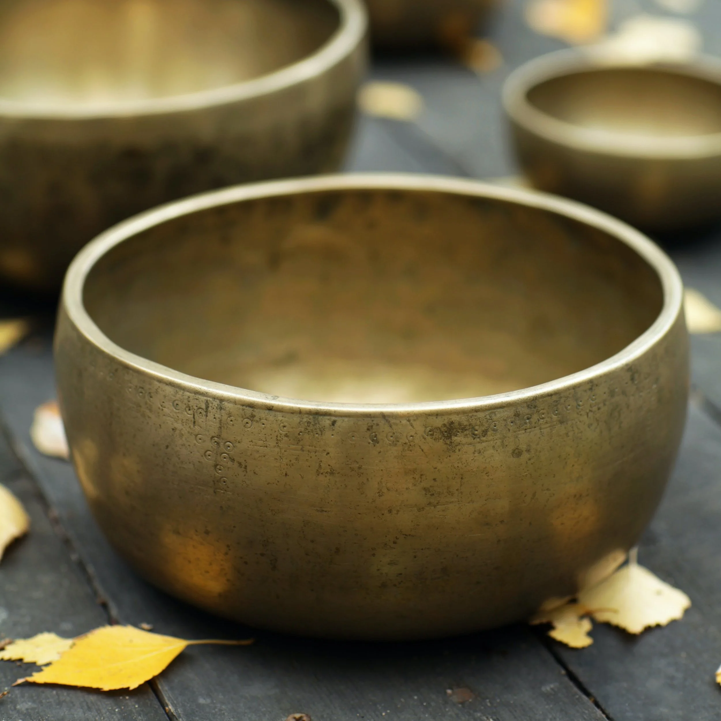 Singing bowls.