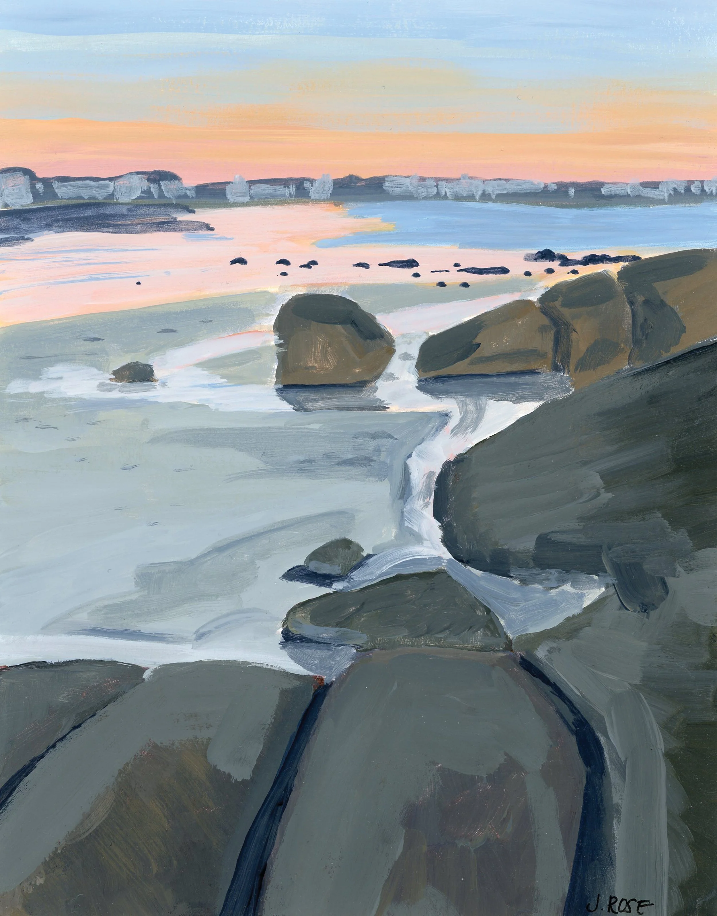 Fortune's Rocks Beach, Biddeford Maine - 8x10