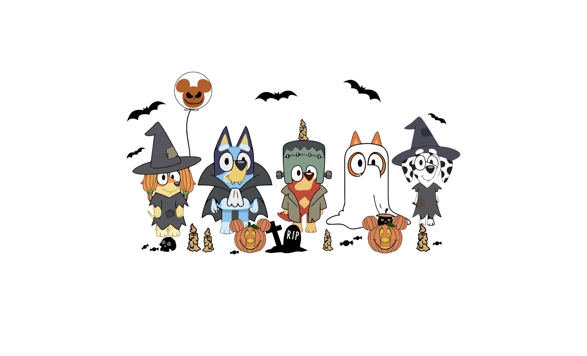 Dog Halloween Toddler Crew & Tee