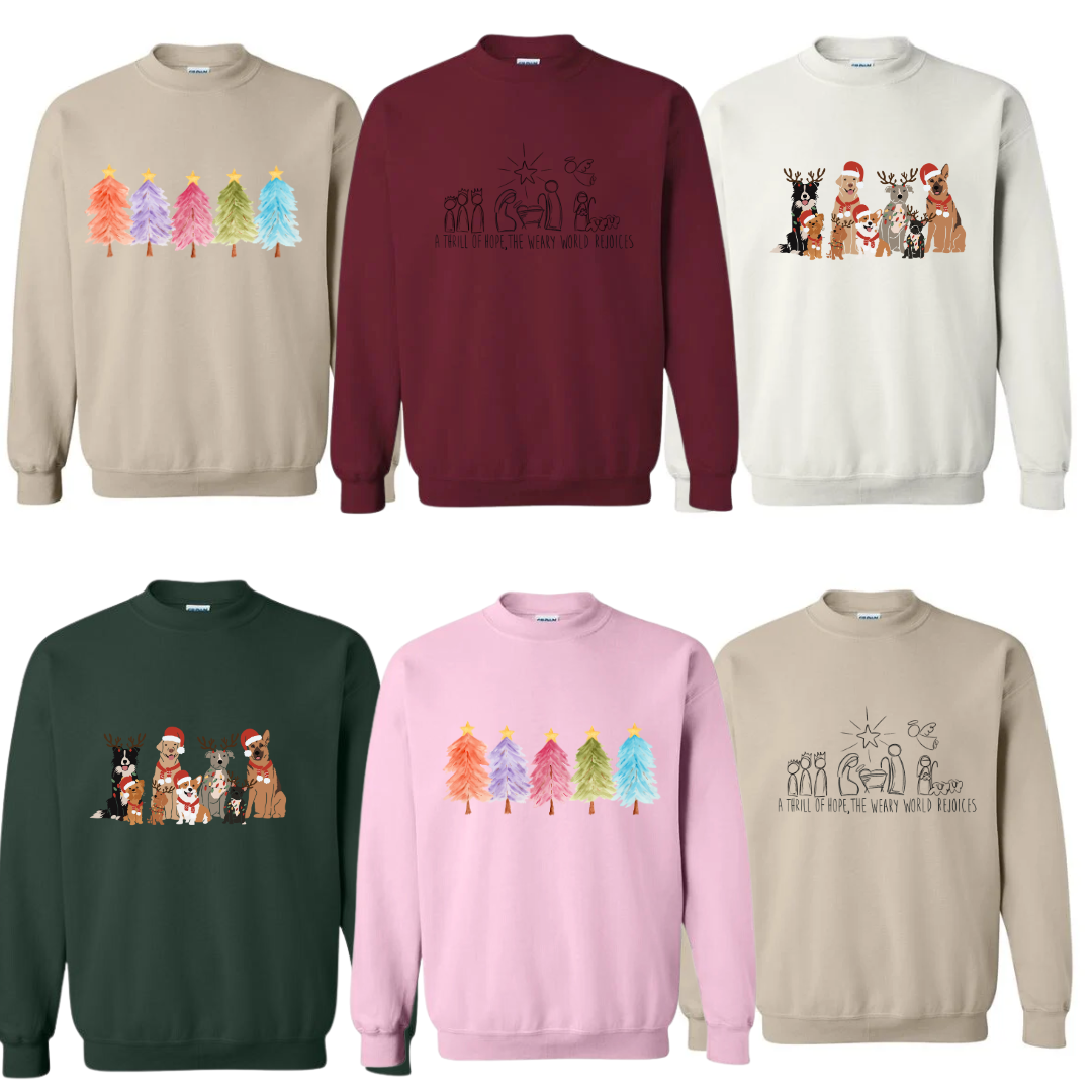 Christmas/Holiday Crewnecks #1