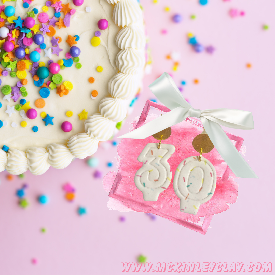 Birthday Candle Earrings