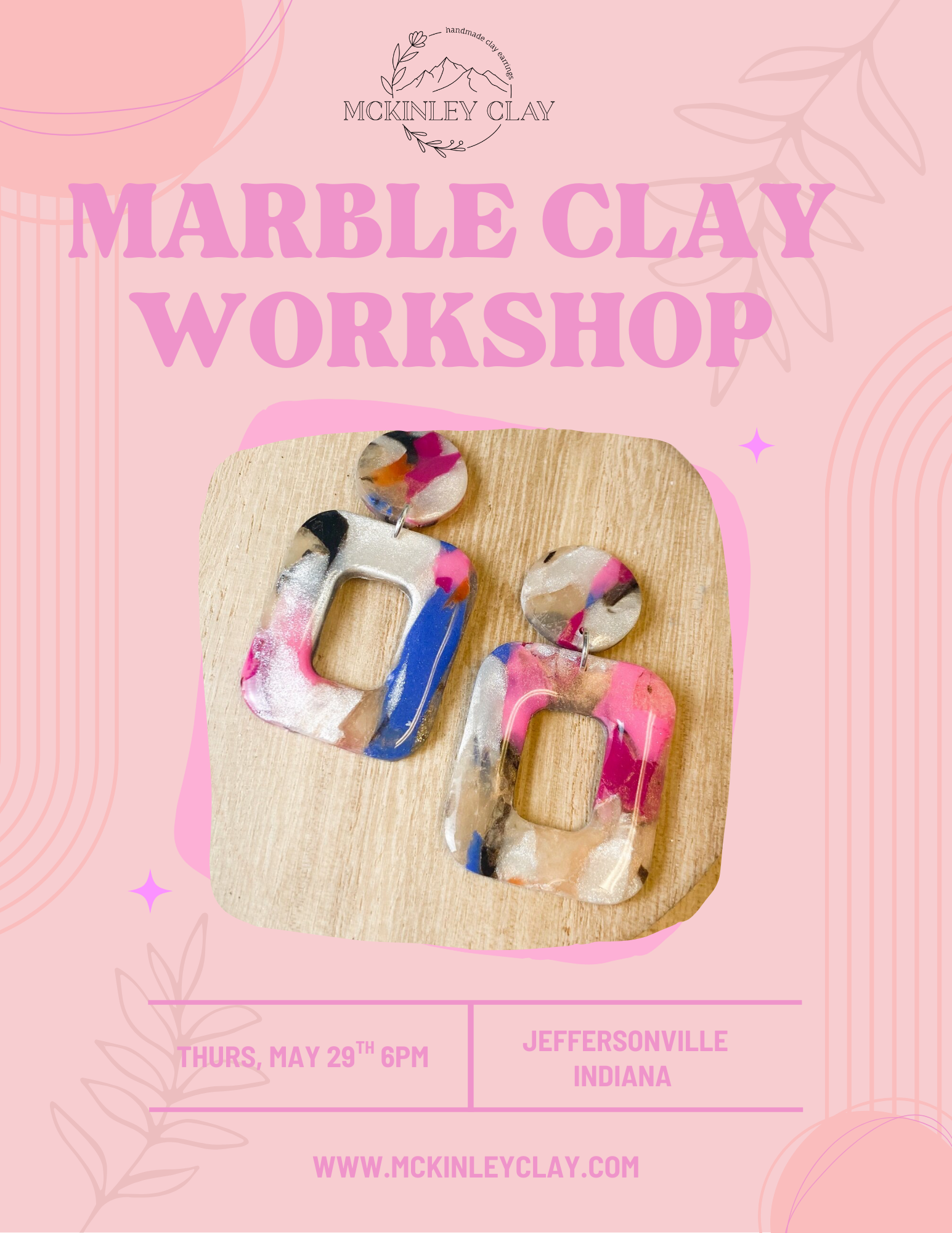 Marble Clay Workshop - May 29th 6pm