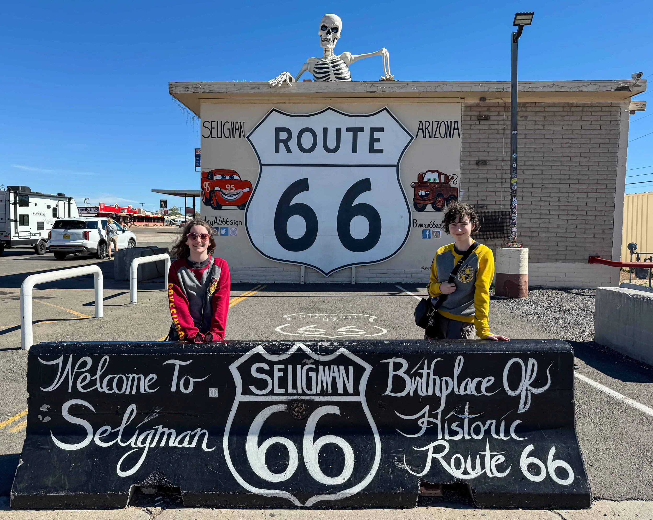 Route 66 is always a great, iconic family road-trip option, especially in 2026, as it celebrates its 100th year!