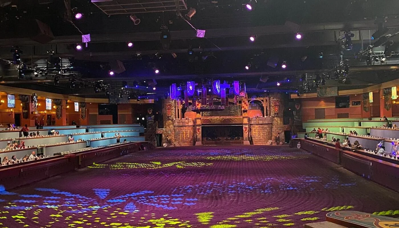 The Tournament of Kings show is located at Excalibur. It’s the perfect multi-gen option if you’re looking to solve both dinner & a show.