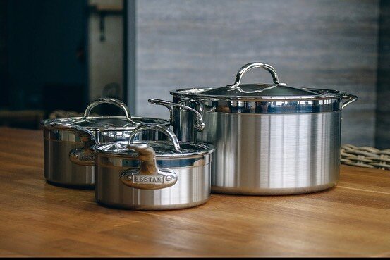 We are super excited to add this gorgeous collection to our ever growing cookware offering.

One-of-a-kind, the Hestan ProBond cookware range is optimized for performance. Heavy-duty durability is matched by the refined beauty of its stainless steel 