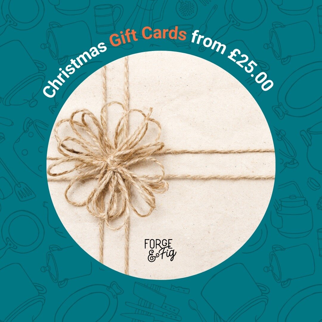 Stuck for a Christmas gift idea? 🎁

Then we have the perfect solution!

For the lady (or gent) who has everything, why not let them choose their own Forge &amp; Fig product courtesy of a lovely Gift Card.

Simply go online, select a value from &poun