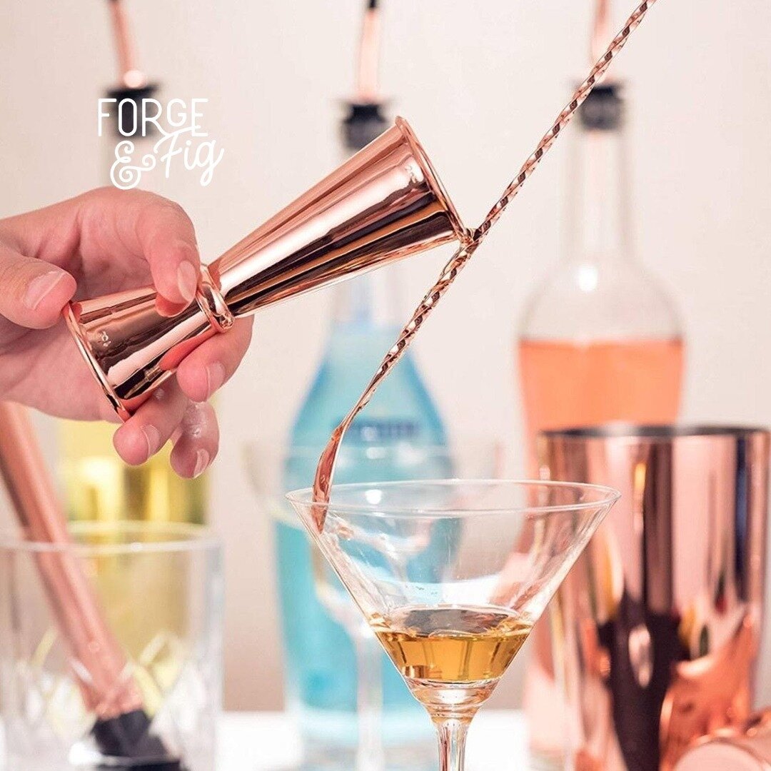 You are ... gold! 🍸

Well, rose gold - but a precious beauty all the same!

Our Mixology Rose Gold Set is brilliant value at just &pound;65 and features an 11-piece bartender set complete with all the tools necessary for the preparation of unforgett
