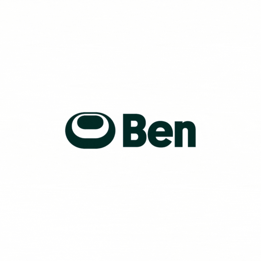 The image features a logo with a stylized letter 'O' followed by the text 'Ben' in bold, dark font on a white background.