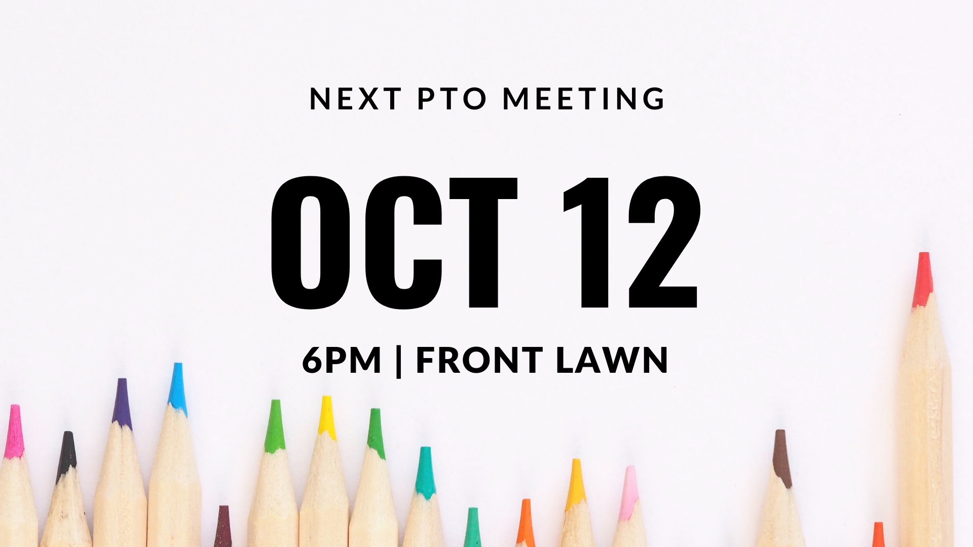 October PTO Meeting | Reunión de octubre de PTO