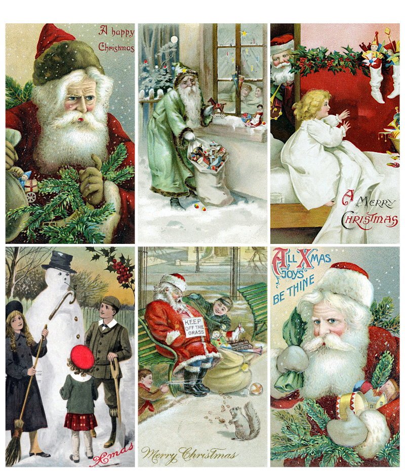 Free Christmas Ephemera Printables — The Art Scavenger
