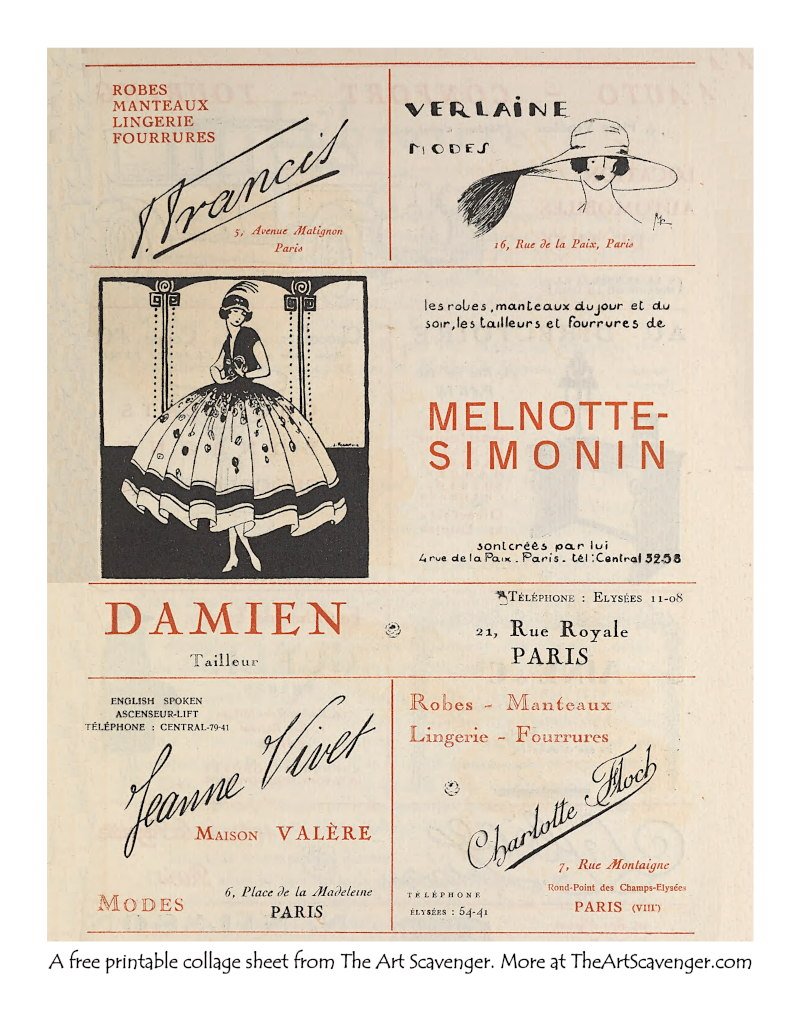 Free Vintage Store Advertising Ephemera — The Art Scavenger
