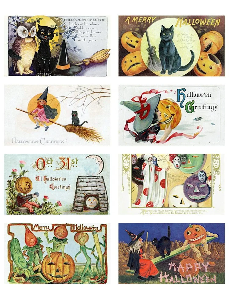 Free Vintage Halloween Printables — The Art Scavenger