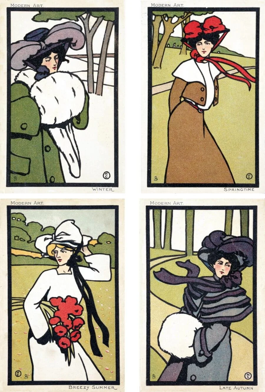 Printable seasonal ephemera for planners and journals