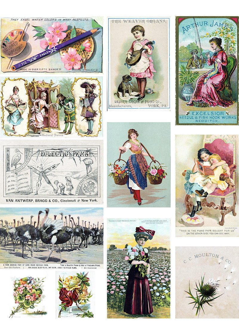 Vintage Ads Ephemera Printables — The Art Scavenger
