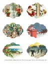Free Printable Vintage Christmas Illustration Ephemera Sheets — The Art ...