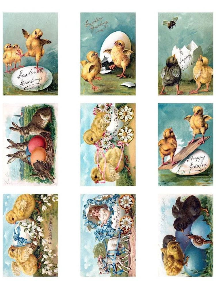 Easter Vintage Ephemera Printables — The Art Scavenger