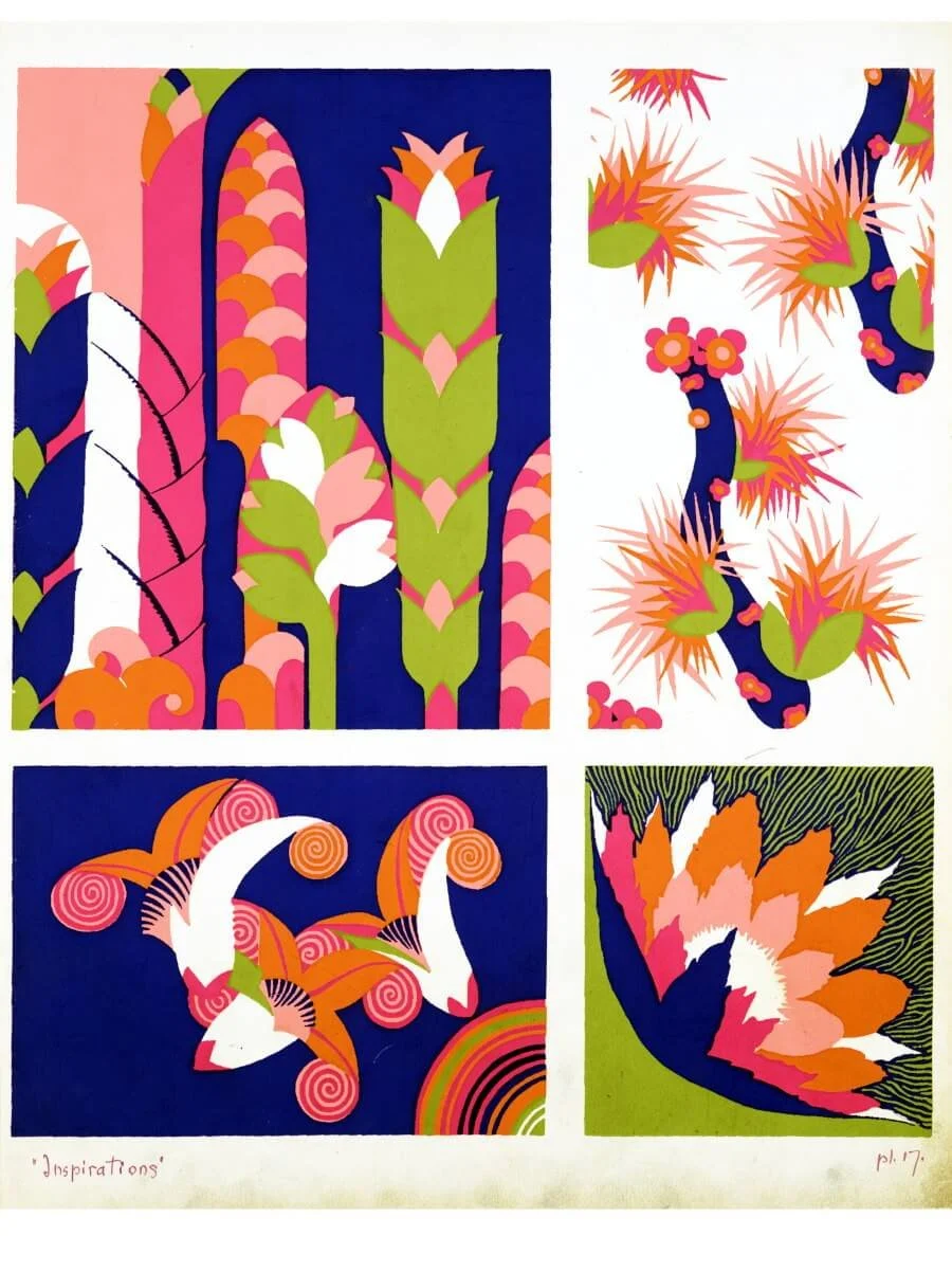 Free André Durenceau “Inspirations” Printables for Junk Journals, Collage Art &amp; Vintage Paper Crafts