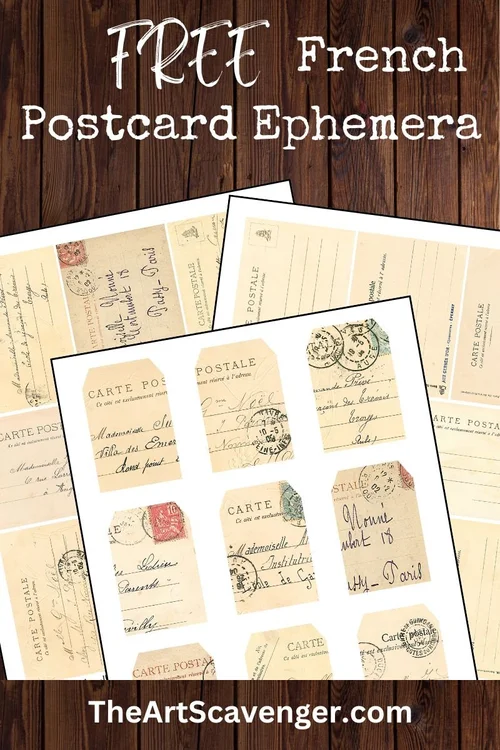 Free French Ephemera for a French-Themed Junk Journal — The Art Scavenger