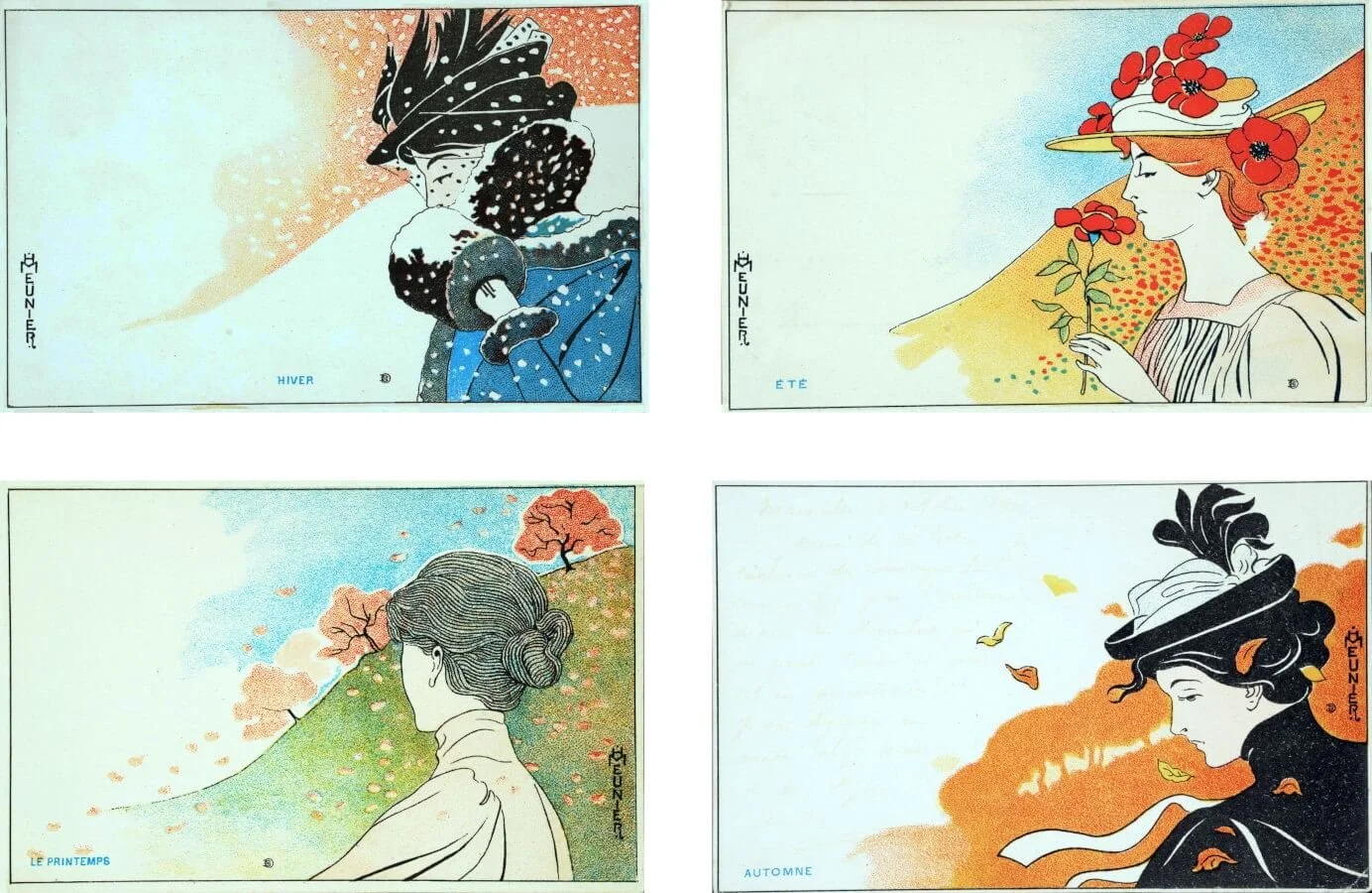 Vintage seasonal artwork for creative journaling