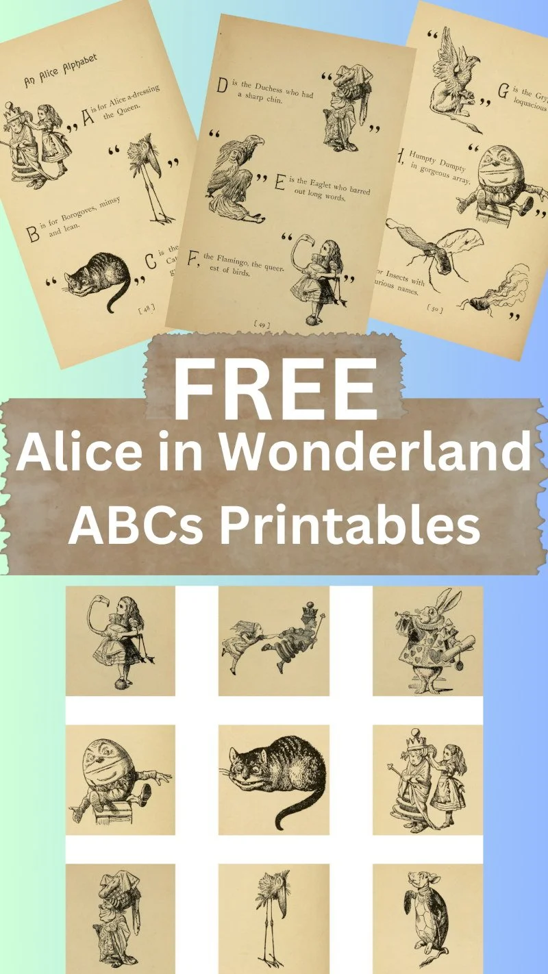 Alice In Wonderland Free Printables