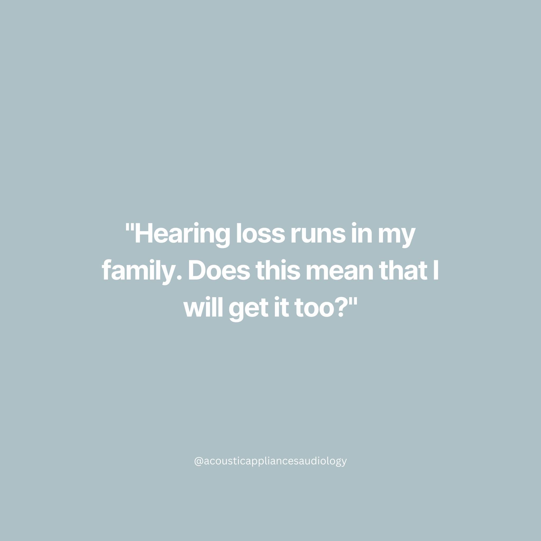 Yes, hearing loss can be hereditary, which means it can be passed down from one generation to another through genetic factors. Certain genetic mutations can cause hearing loss, and there are several inherited syndromes that can also lead to hearing l