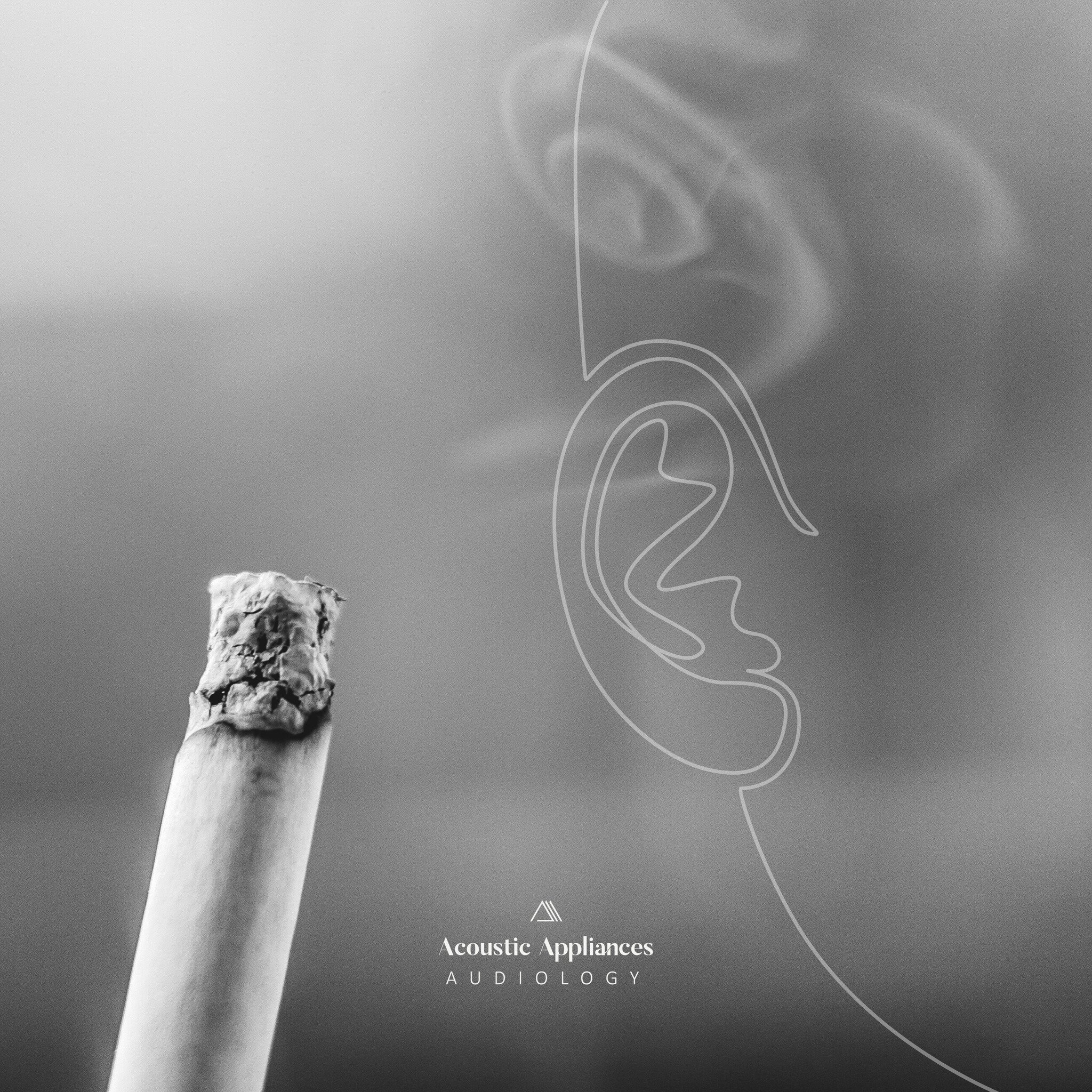 How does smoking contribute to hearing loss? 🤷&zwj;♀️

Smoking reduces the blood flow to the inner ear, which can damage the delicate hair cells that are responsible for detecting sound. Nicotine and other harmful chemicals in tobacco smoke can also