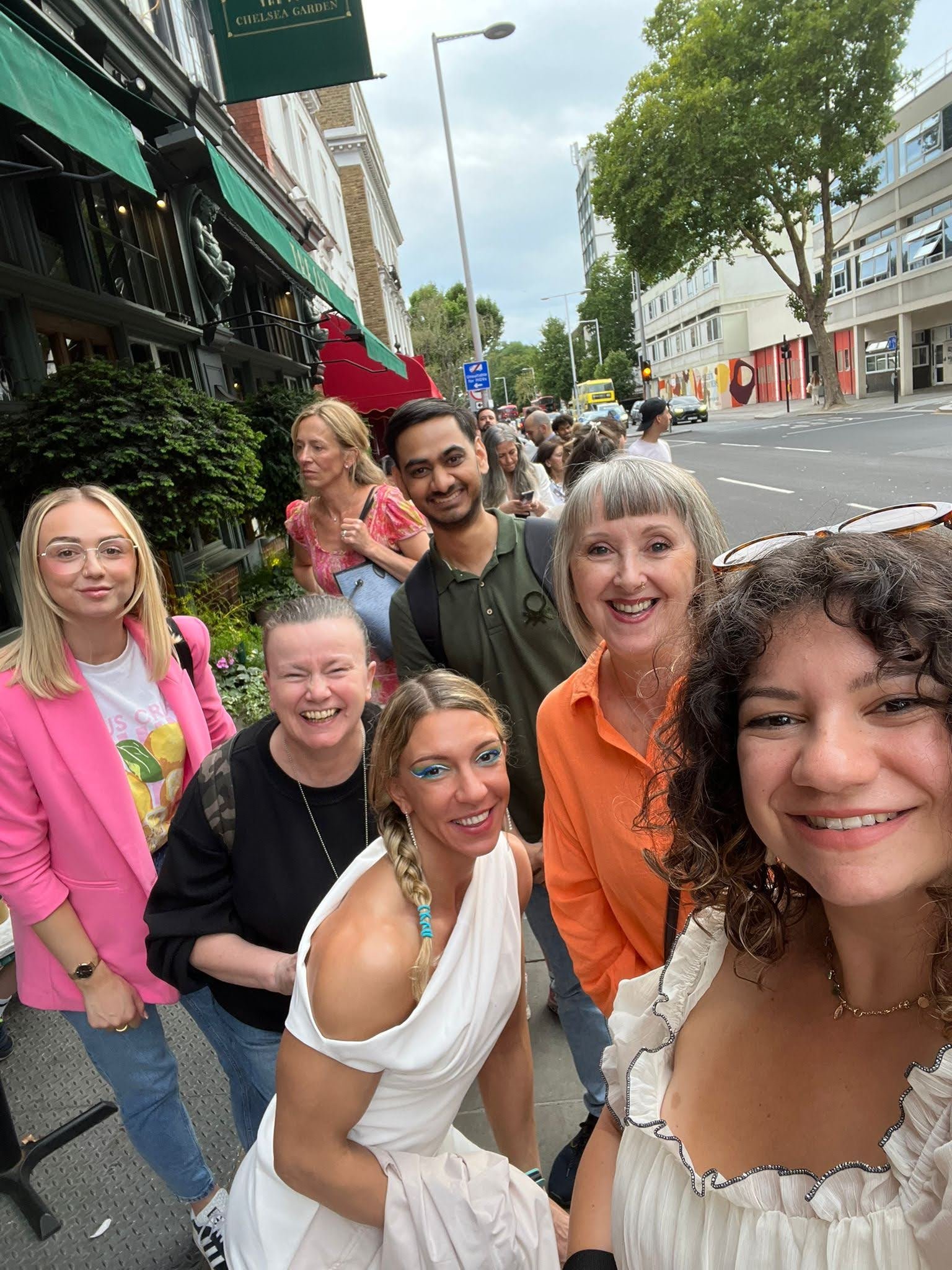 My office colleagues at the London Art Biennale 2025