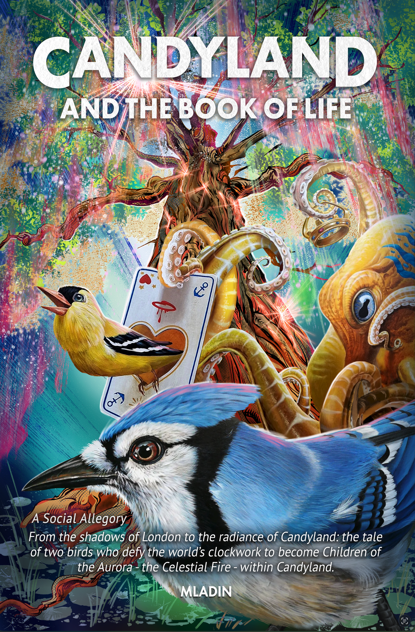 Front Cover: CANDYLAND AND THE BOOK OF LIFE