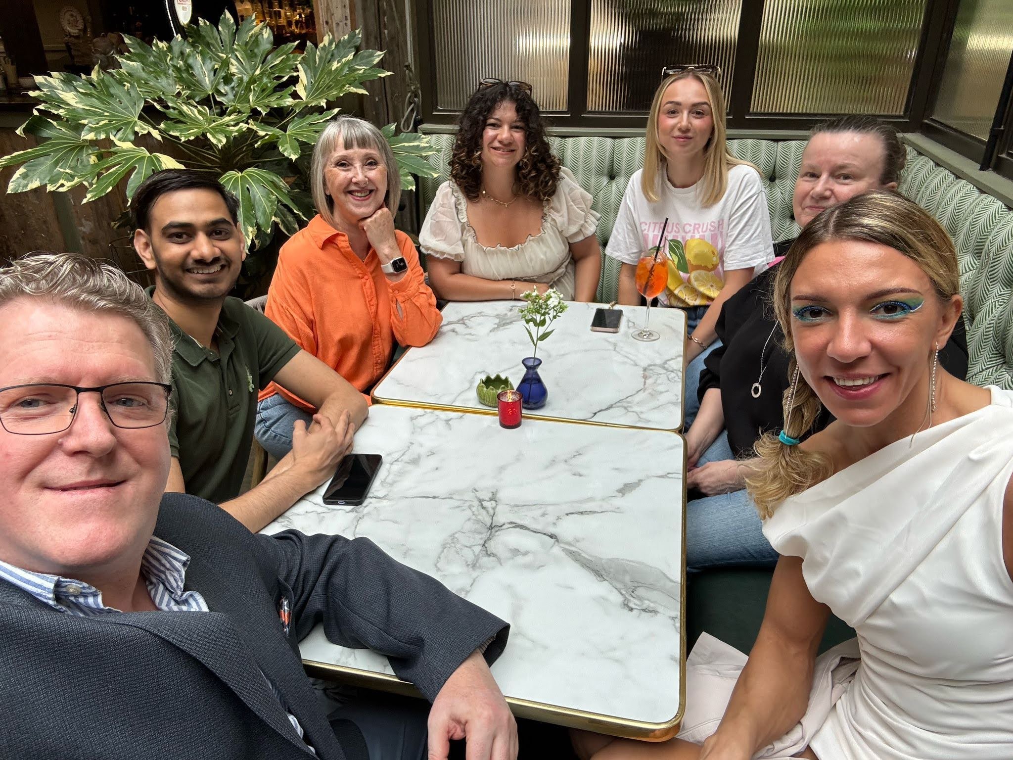 with my colleagues