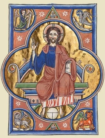 Jesus in blue and red.JPG