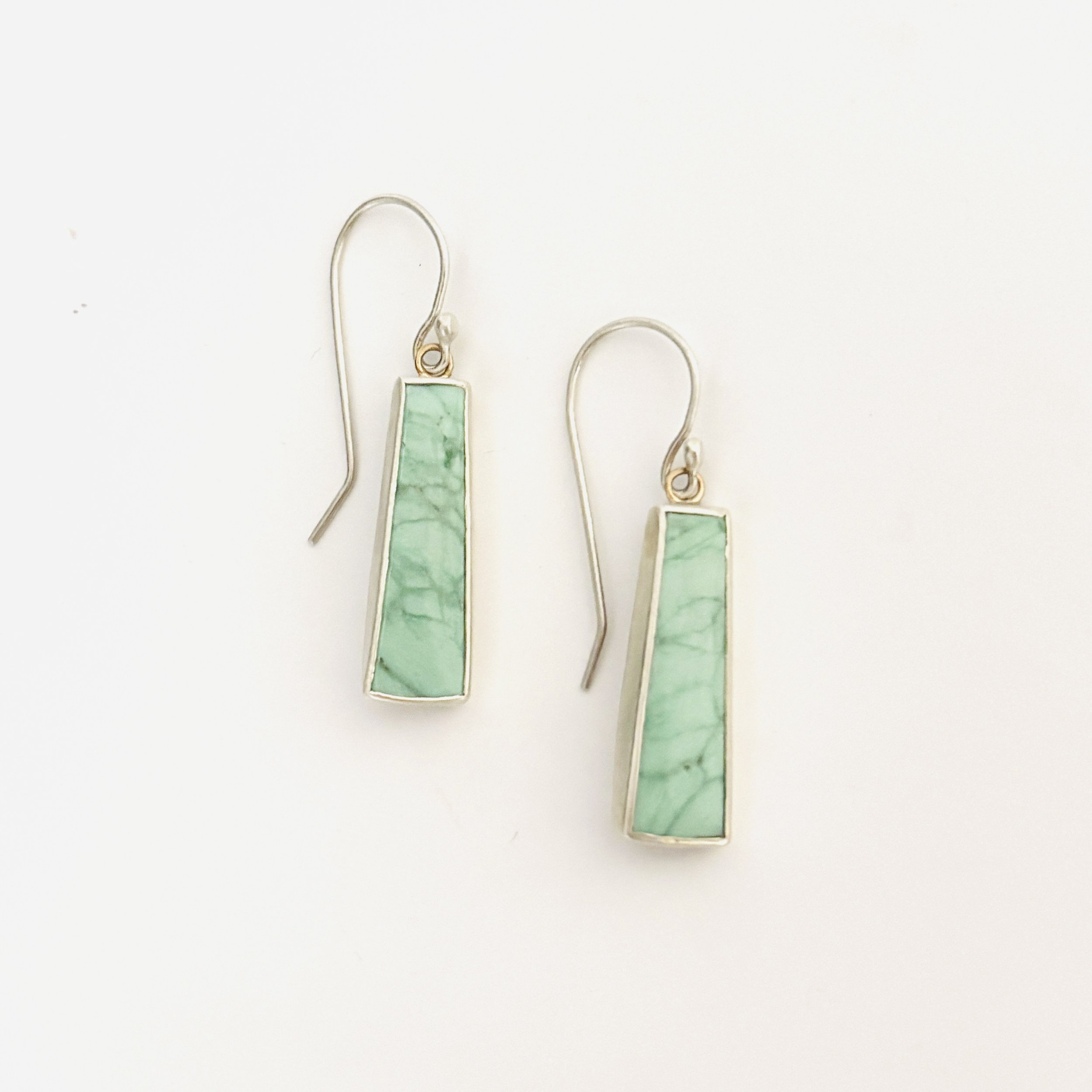 Green Varisite Earrings