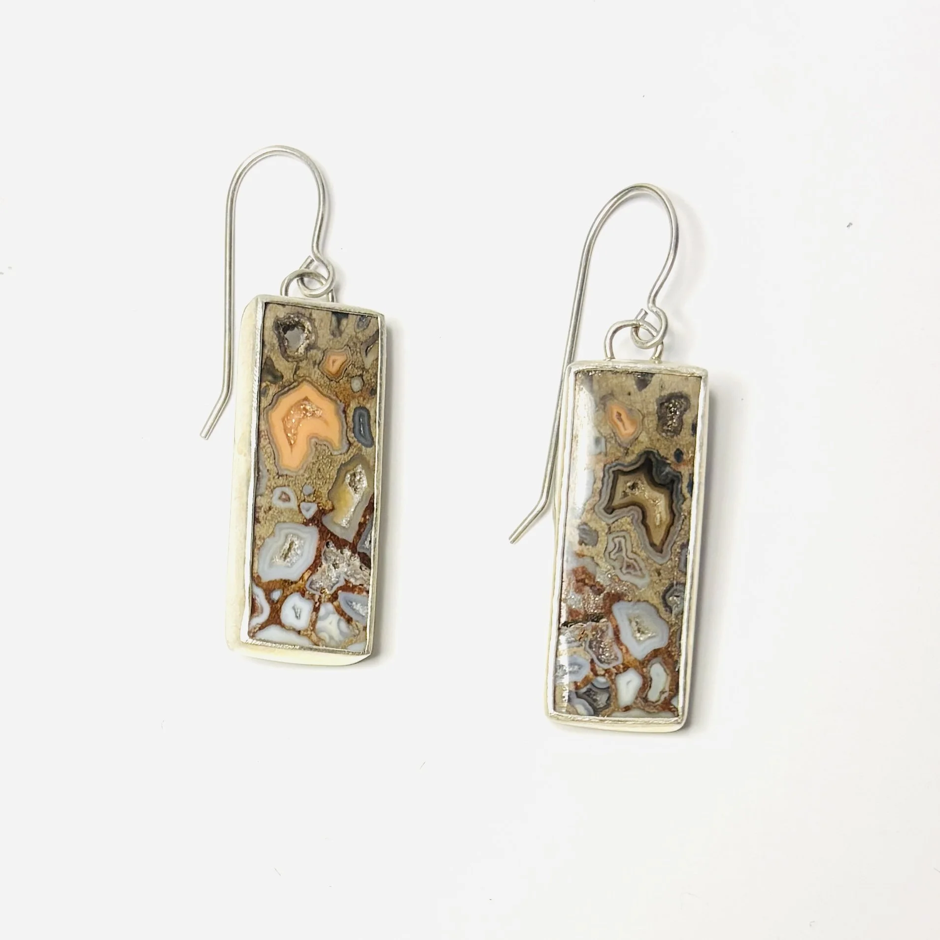 Wood Opal with Druzy Pockets