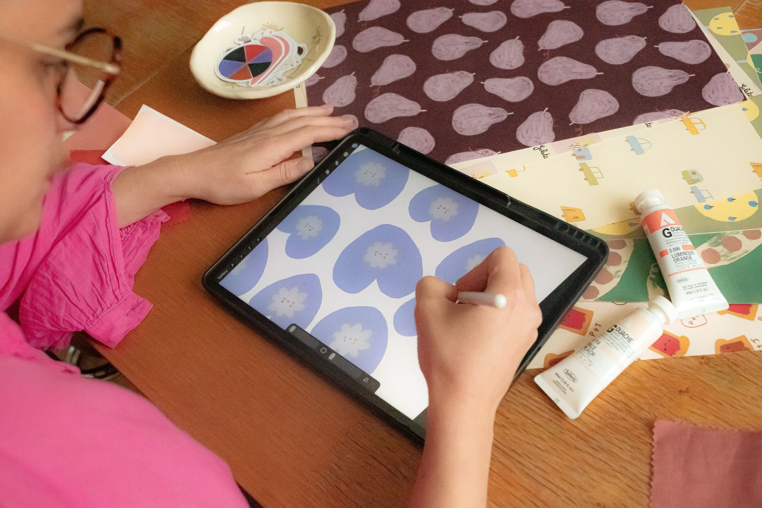 Autumn Winter pattern design samples for kids clothing featured at Maison et Objet Pattern Lab