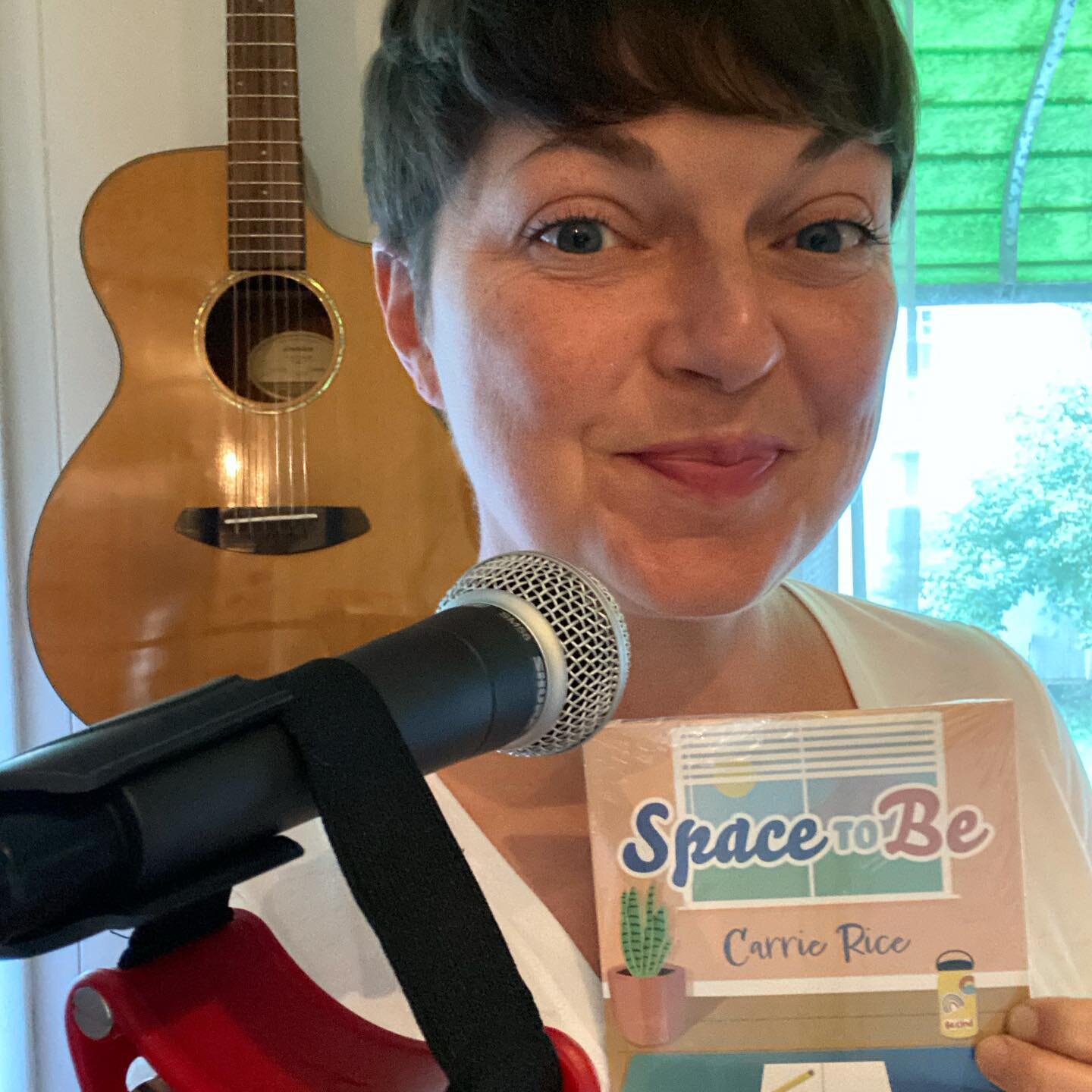 Handed off several copies of the CD today to @bexyoga8 so she could hold and listen to our final product! So fun 🤩 #youthyogaschool #myspacetobe #spacetobe #youthyogateacher #comingsoon #streamingsoon