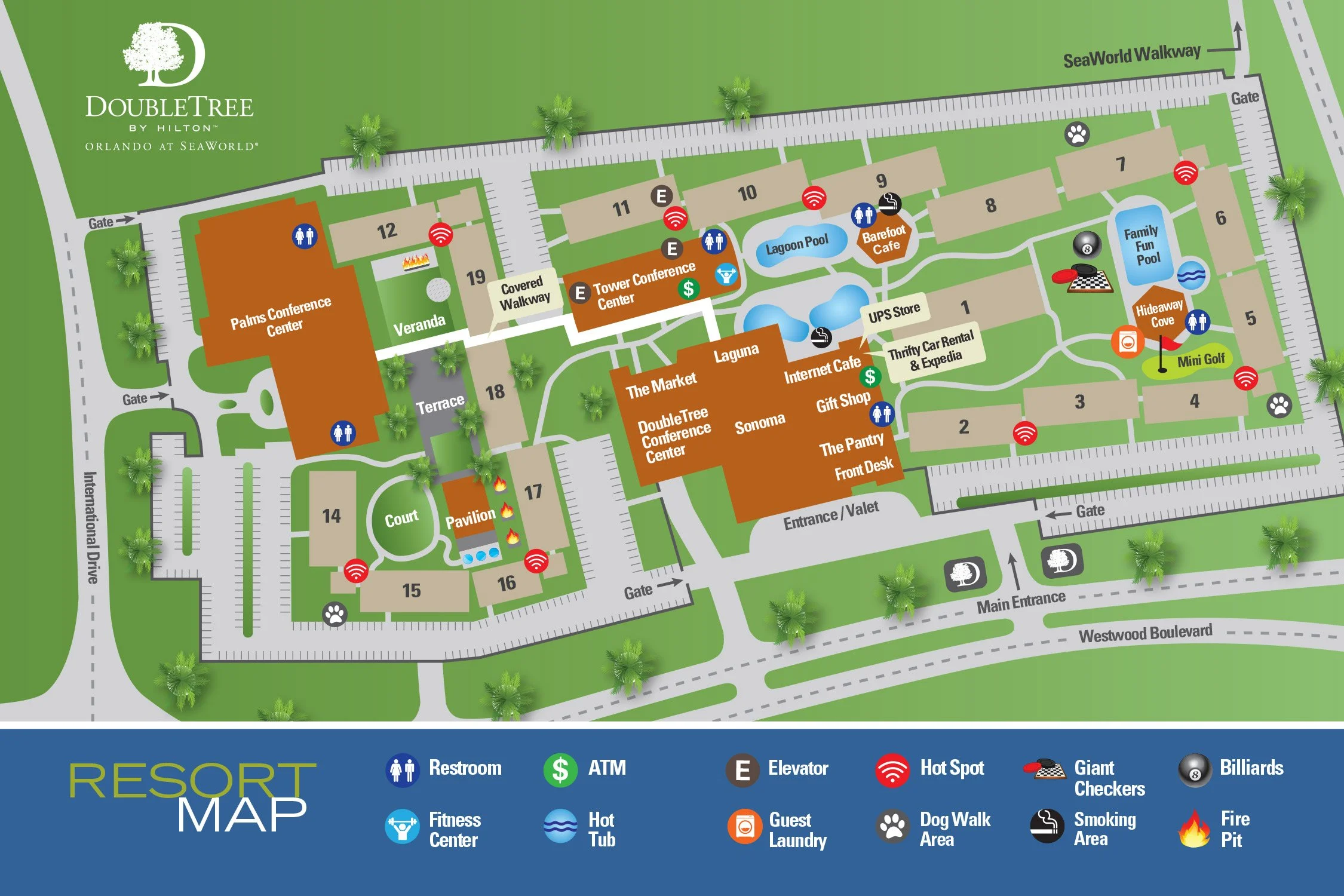 Doubletree Seaworld Layout Shift National Conference — The Missionary Church