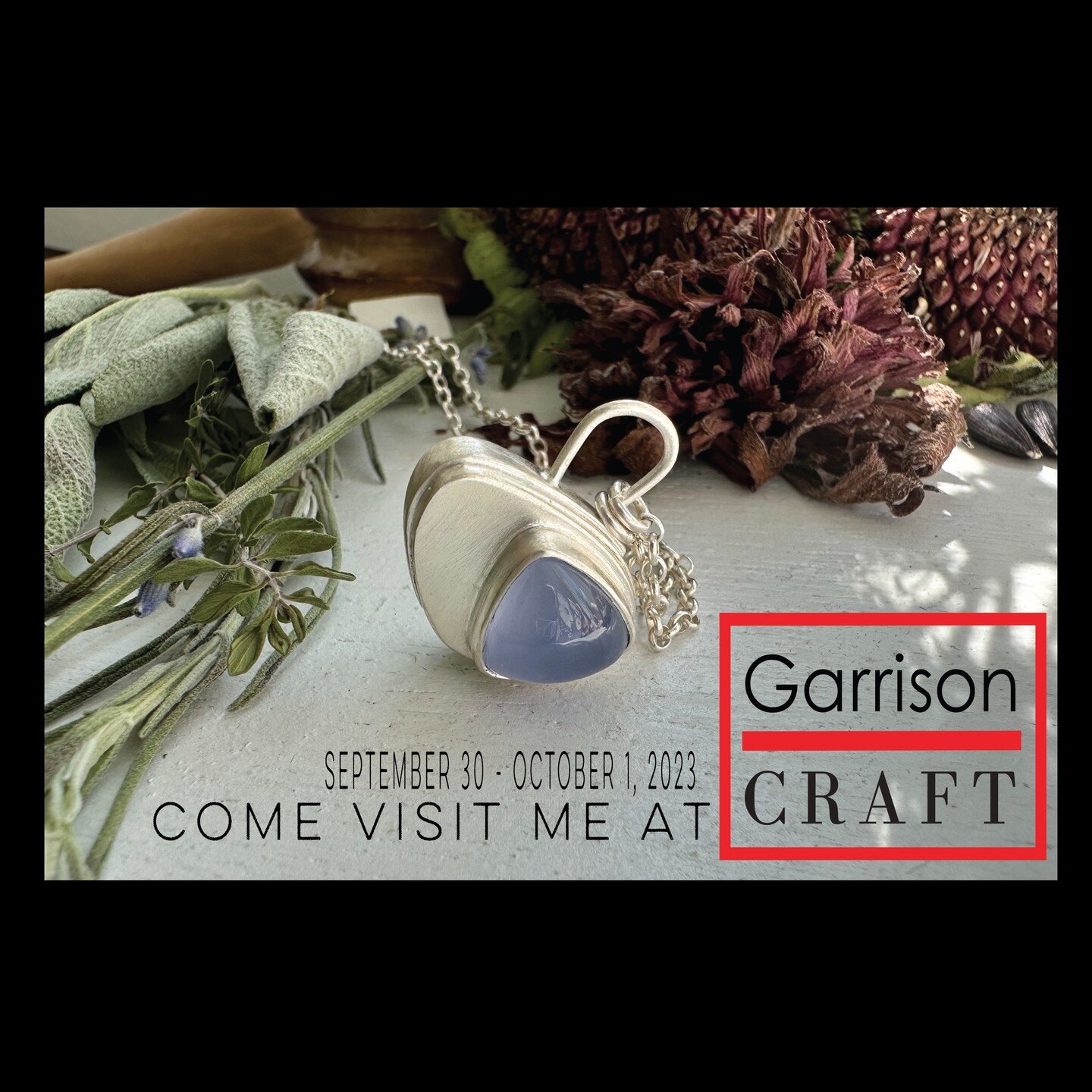 Come say hello next week @garrisonartcenter I will be sharing some space and time with @artigianojewelbox See you there
