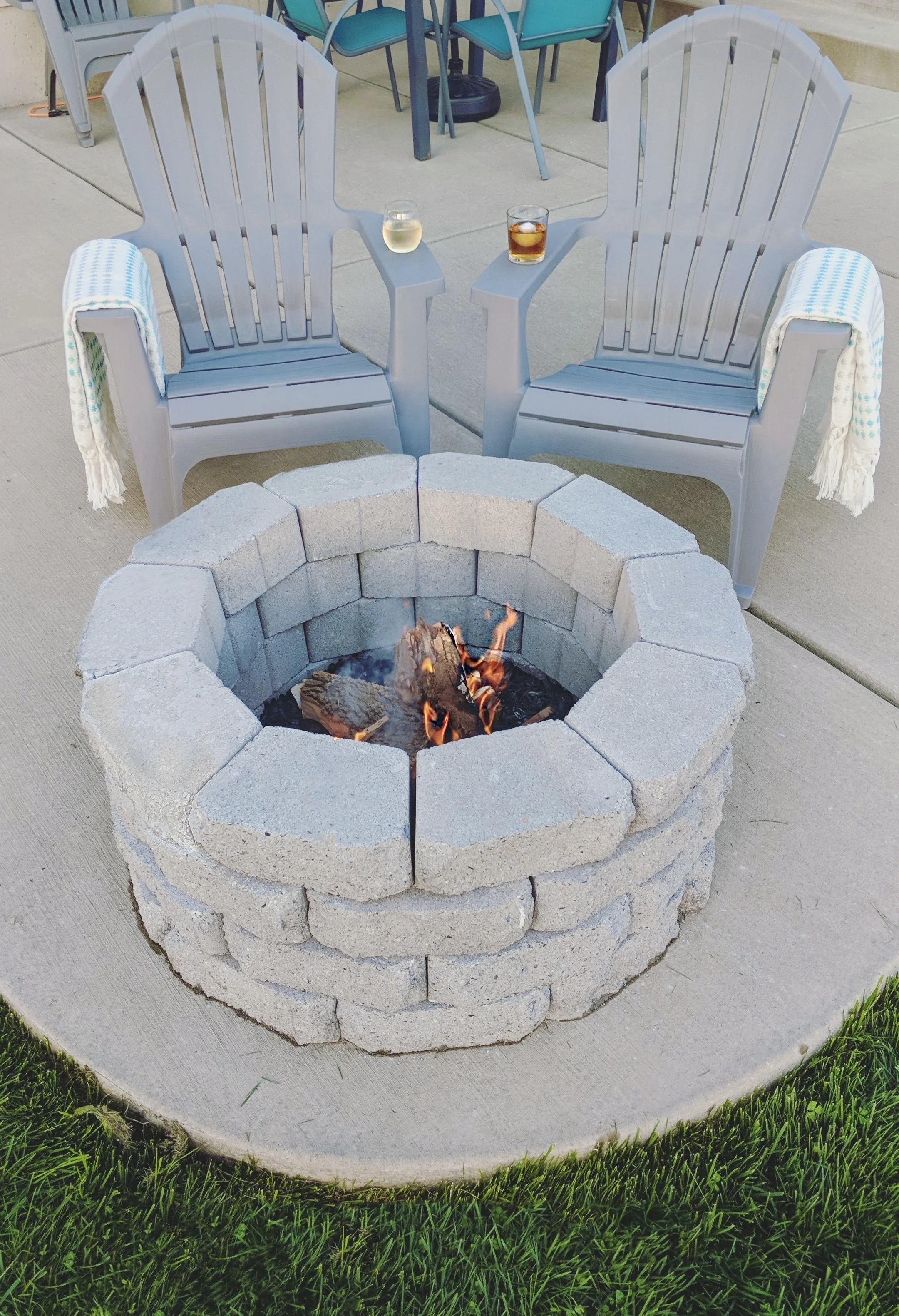 CONCRETE FIRE PIT — Making It With Danielle